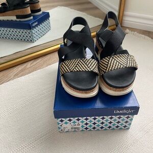 Limelight platform sandals